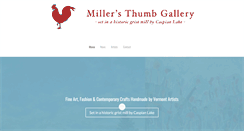 Desktop Screenshot of millersthumbgallery.com
